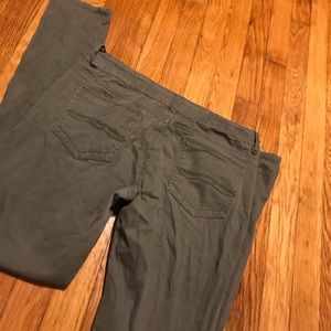 Olive green jeggings